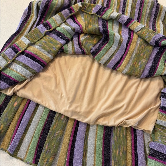 MISSONI Lurex Stripe Knit Midi Skirt - Picture 7 of 8